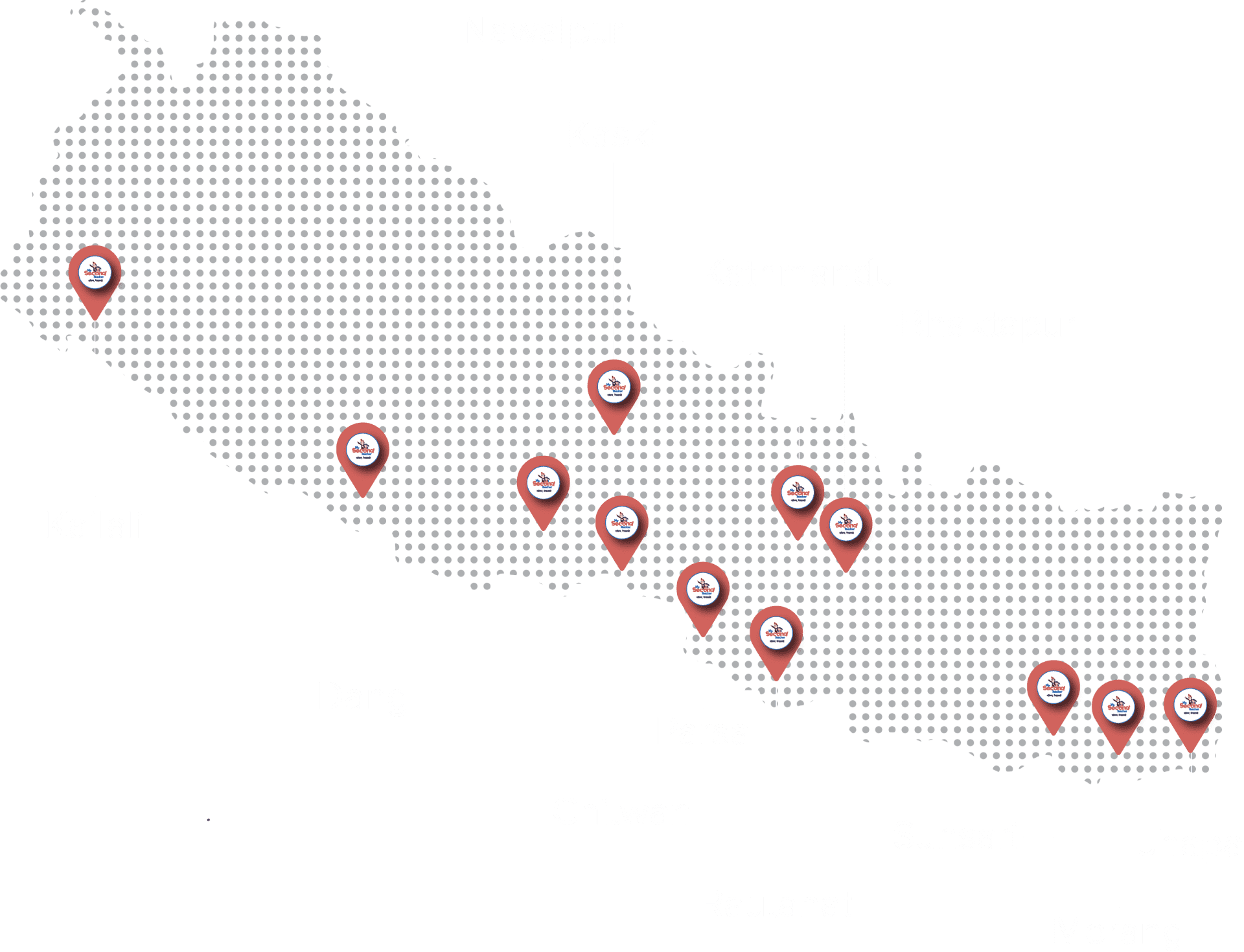 Nepal map